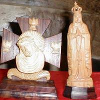 Wooden Christian Statues