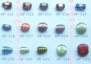 Silver Foil Beads-sf- 111 - 125