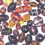 Topaz Lampwork Mix Beads-mb-27