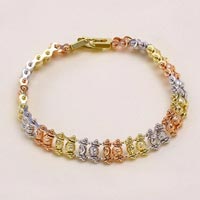 tri color bracelet