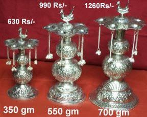 Copper Diya Stands