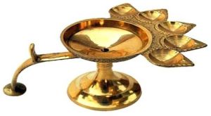 Brass Panch Aarti Diya