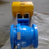 Actuated Flanged Ball Valve