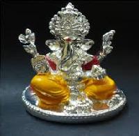 silver plated god idols