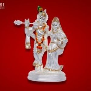 Silver Plated RADHA KRISHNA Statues