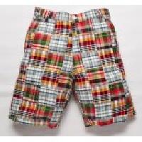 Mens Patchwork Shorts with Lining