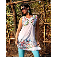 Printed Readymade Tunic, Printed Kurti