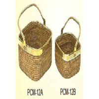 Square Baskets with Handles