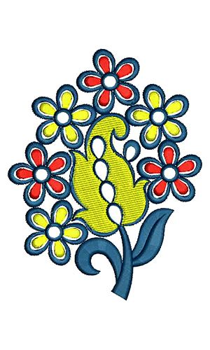 Applique Embroidery Design