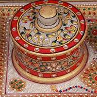 Marble Sindoor Box