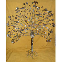 Iron tree wall art