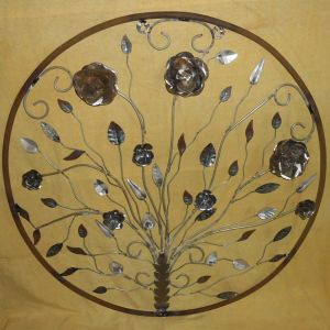 Wrought Iron Round Wall Decor