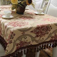 Chenille Tablecloth Fabric