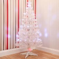 White Fibre Optic Christmas Tree