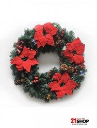 Artificial Spruce Decorative Christmas Wreath