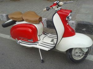 Restored Lambretta Scooters