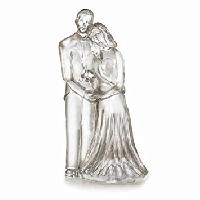 crystal couple statue