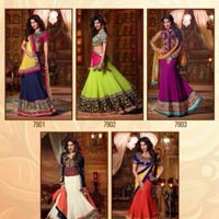 semi-stitched lehengas