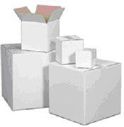 White Corrguated Boxes