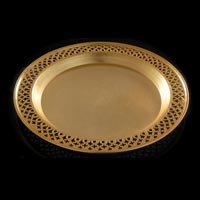 Gold Polished Iron Platters