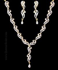 American Diamond Necklace Set