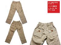 Boys Beige Cotton Pants