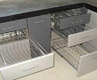 Stainless Steel Kitchen Trolley Wire