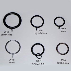 Iron Drapery Rings