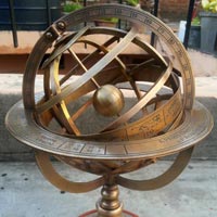 Brass Armillary Sphere - Zodiac Globe - Antique Finish