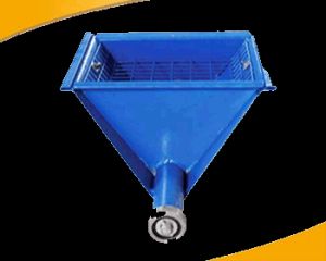 Material Hopper with Vibrating Motor