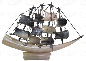 Decorative Horn Ship