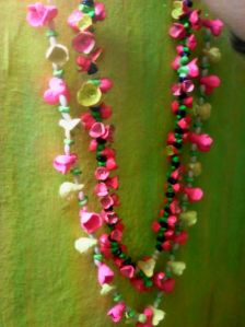 Clay flower Garland's