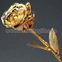 golden plated roses