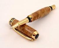 gold wooden roller pens