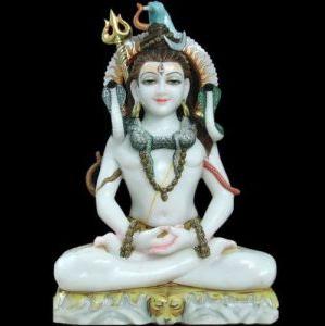 marble lord shiva statue