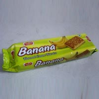 Banana Flavor Cream Biscuits