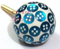 Resin Buttons Blue