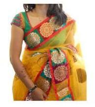 shimmer net sarees