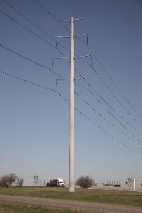 concrete transmission poles
