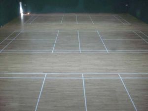 Badminton Court Wooden Flooring