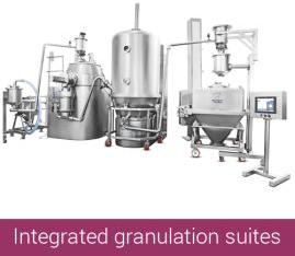 Integrated granulation suites