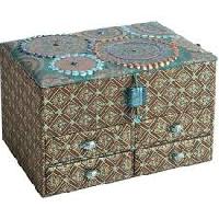 fabric jewelry boxes
