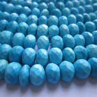 Turquoise Faceted Beads
