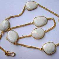 White Agate Chain
