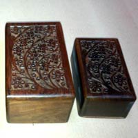 wooden pet urns