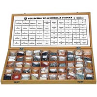 Minerals Wooden Box