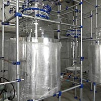 Glass Cylindrical Reactor