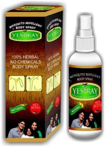 Yes Spray Herbal Mosquito Repellent Body Spray