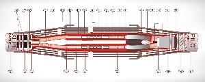 Heatshrink trifurcating joints for single core XLPE to three core XLPE cables