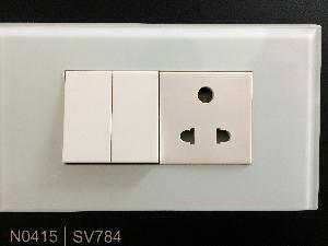 WHITE GLASS PLATE switch ACCESSORIES